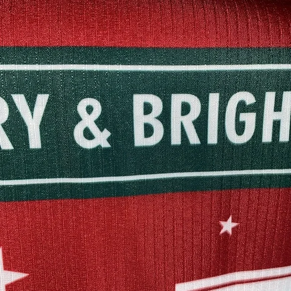 NEW Christmas shower curtain & 12 hooks - Picture 7 of 7